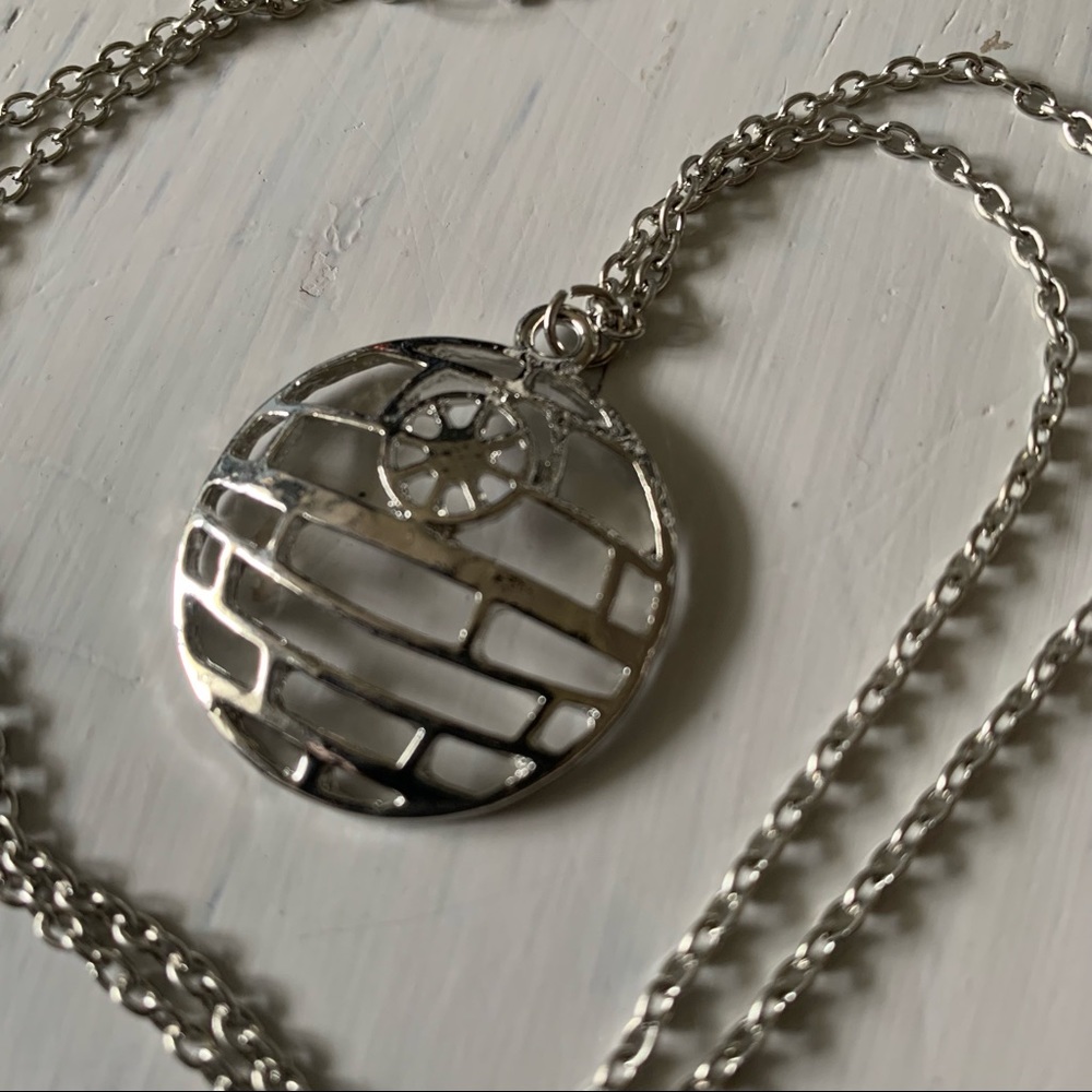 Star wars death star necklace
